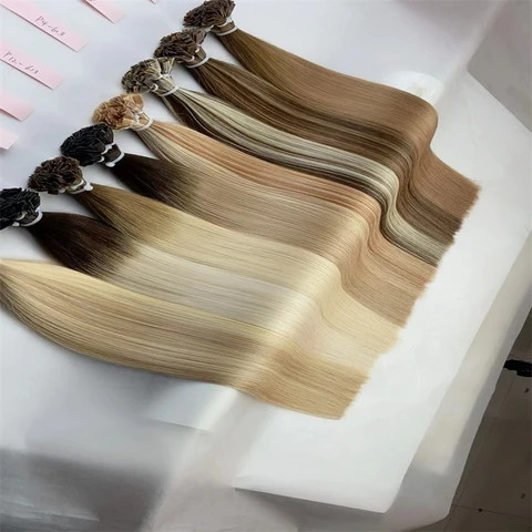 Brazilian Cuticle Virgin Remy Hair Flat Tip Hair Extension