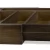 Import Brown black bamboo cutlery tray 100% handmade bamboo storage box fashion household kitchen storage box from China
