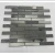 Import Brushed Stainless Steel Metal Mix Glass Mosaic Tiles from China