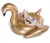 Import BSCI CE Factory Gold Swimming PVC Animal Inflatable Toy Swan Pool Float from China