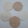 C008 Si gua pian 6cm Top quality round natural loofah pad slice for cleaning