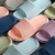 Import Candy Color Solid Color Cute Blank Slides Morning Bathroom Slippers rubber slippers from China