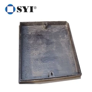 Casting Foundry Waterproof Round Ductile Cast Iron Recessed Manhole Well Cover In Various Shapes And Dimensions