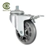 CCE Caster 3 Inch PU High Quality Light Duty M10 Stem Caster Wheels
