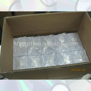 CD replication with white paper bag package