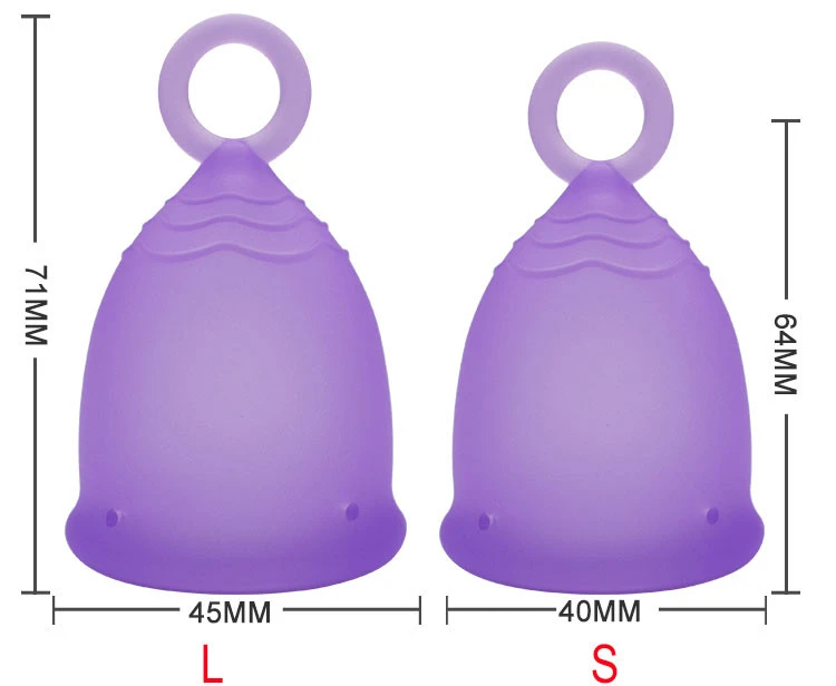 CE And ISO13485 Medical Women Silicone menstruation cup copa Menstrual Cup