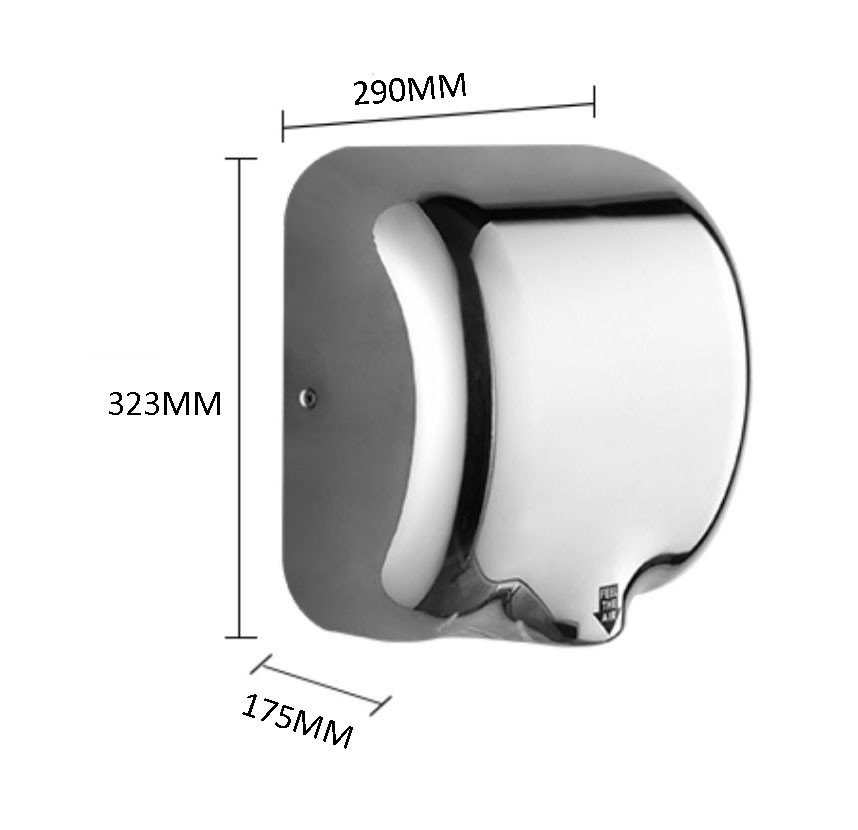 CE ROHS Certification white automatic sensor hand dryer (SRL2100J1)