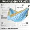 Cheap Double Seat Camping Parachute Nylon Fabric Hammock Nylon Outdoor Furniture Hamac