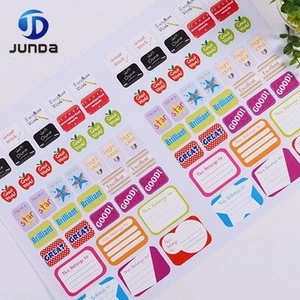 Cheap factory price custom hotel logo sticker/lable PVC clear printing sticker printing manufacturer