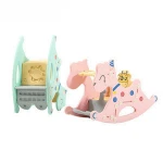 Cheap Kindergarten Family Use Colorful Animals Plastic Toys Kids Rocking Horse