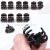 Import Cheap mini jelly hair claws for kids, transparent or black mini hai claw for bady girls from China