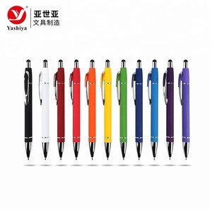 Cheap personalized brand stylus pen metal custom pens with logo