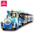 Import Cheap price outdoor amusement attraction 2 carriages 40 seats electric train for sightseeing from China