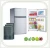 Import Cheap Solar Powered Refrigerators, 2 Door Fridges with top Freezer from China