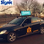 China  shenzhen factory in spanish taxi top advertising light box sign