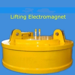 China Brand Magnetic Lifter Excavator Attachments Electro Lifting Magnet For Lifting Steel Scrap