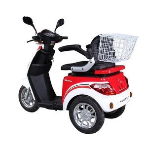 China handicapped 1000W 3 wheel electric mobility scooter low speed electric vehicle for elder