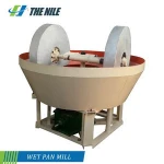 China Lowest price silver copper zinc iron lead ore dressing small gold mill plant wet pan for sale