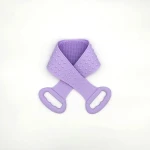 China manufacture long silicone shower back scrubber belt washer bpa free