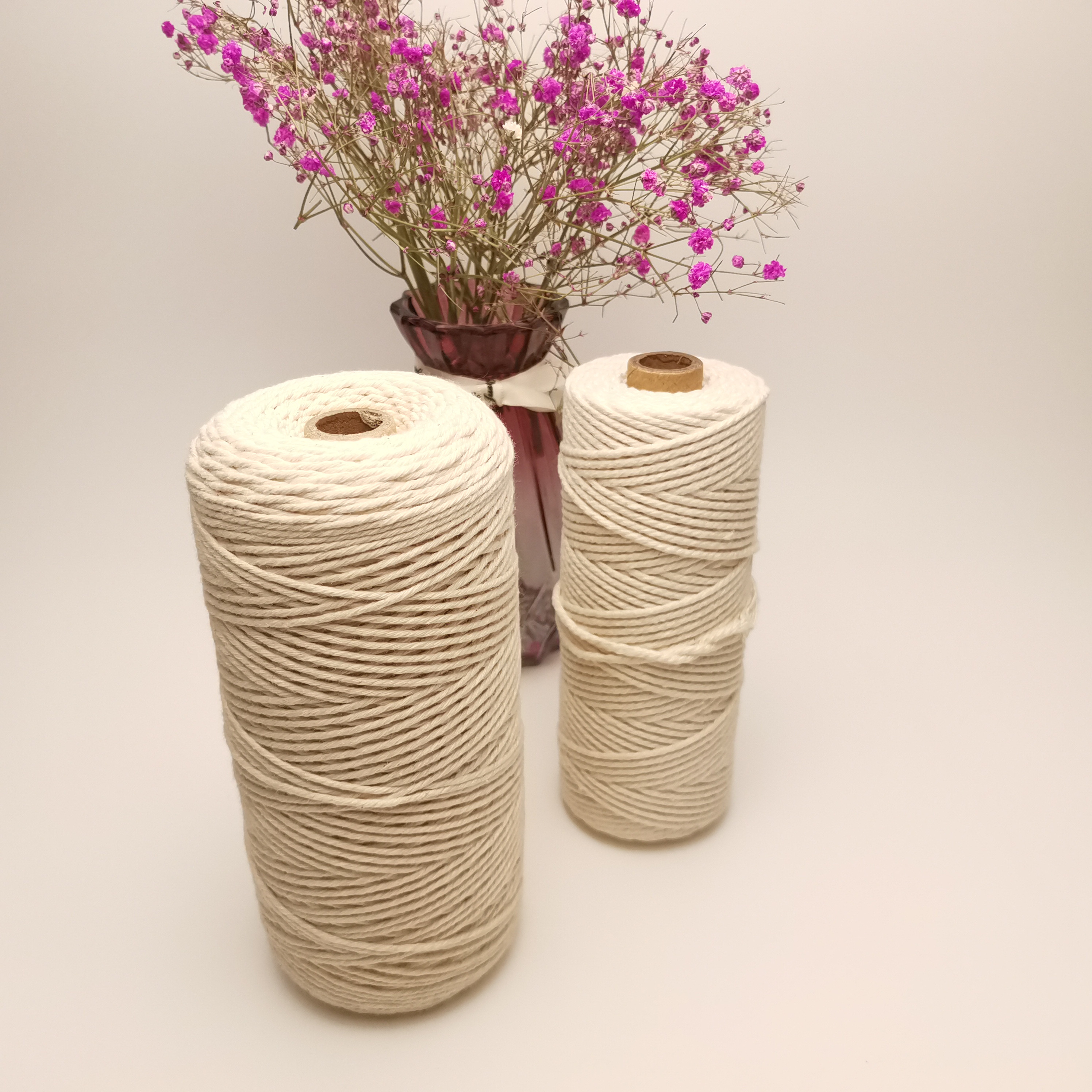 Buy Braided Natural Cord Cotton Rope String, Cotton Rope In Gold from ...