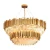 Import china products modern 8 lights gold modern chandeliers ceiling light led chandelier K9 crystal pendant lamp gold luxury lighting from China