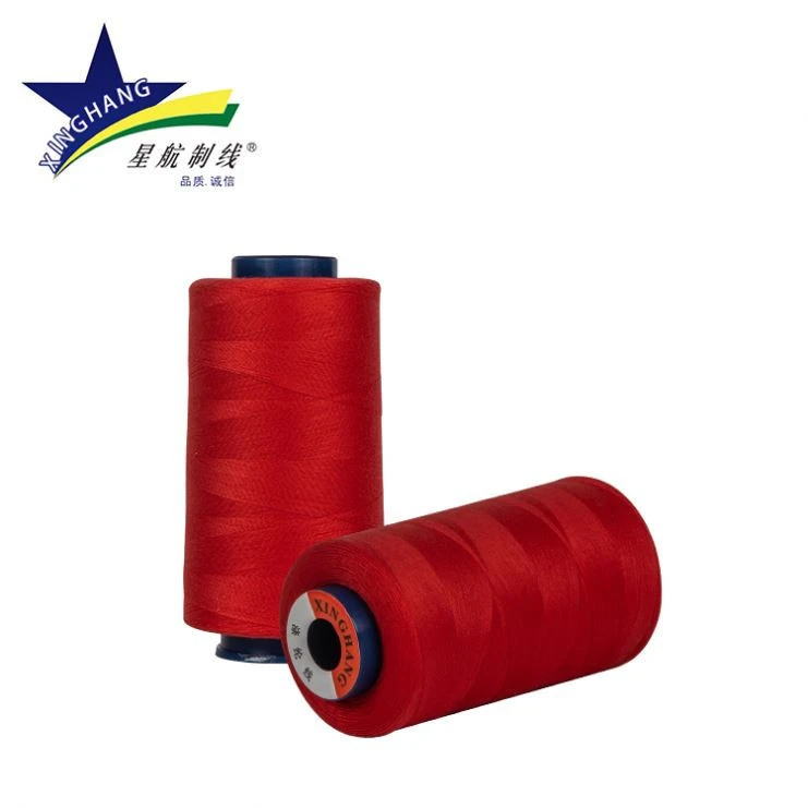 China supply 40/2 abrasion-resistant spun polyester sewing thread