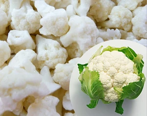 Chinese iqf frozen fresh cauliflower in 2017