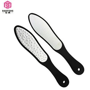Chinese plastic handle callus remover stainless steel pedicure foot file callus remover as seen on tv