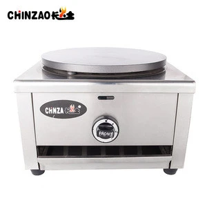 CHINZAO China Market Supply High Quality Automatic Stainless Steel Gas Crepe Maker Machine For Sale