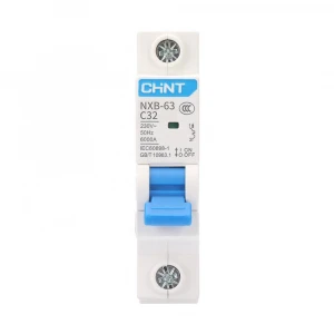 CHNT Small  Air Switch  NXB-63-1P Rated current MCB Switch 32A Miniature Circuit Breaker