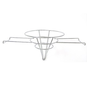 Chrome Plated Grease Filter Cone Rack,Metal Wire Grease Filter Rack,Coffee Tools