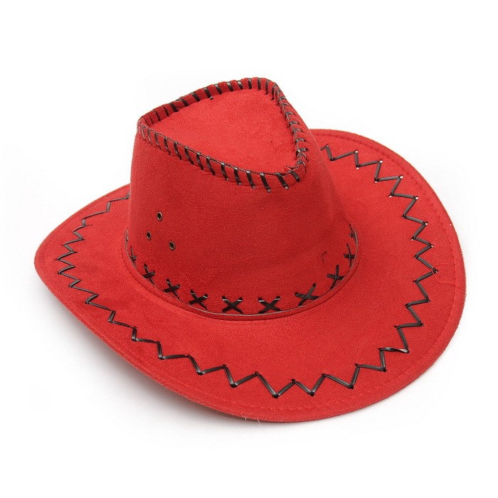 Classic Men Women Faux Suede Cowboy Hat