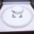 Import Classic White Pearl Necklace Sets 8-9mm Round Real Freshwater Pearl Necklace Bracelet And Earring Set from China
