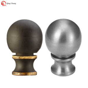 Classical Oil Rubbed Bronze Steel Ball Knob Lamp Shade Finial Decoration Of House Lighting Accessories