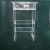 Import clear Acrylic bedroom furniture transparent nightstand with drawer acrylic console table from China