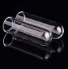 Closed At One End of The Polished Silica Transparent Quartz Glass Tube