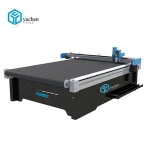 CNC  cloth  vibrating knife cutting machine with automatic feeding