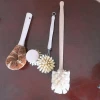 coconut fiber wooden dish washing brushes scrub anti-melting bristles for kitchen pot pan washing brush tool