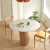 Import coffee Commercial home Hotel shop Stainless Steel Restaurant Wedding Marble round Table from China