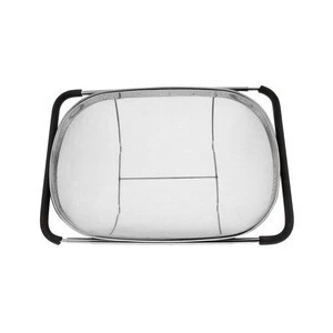 Colander Strainer Basket Over the Sink Stainless Steel For Kitchen Sink with Rubber Grip  for vegetables,food,fruits
