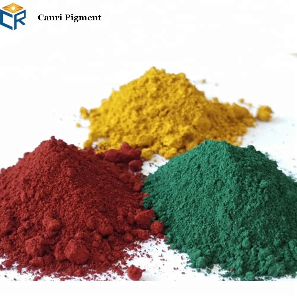 Colored pigment iron oxide chemical to melt stones/synthetic iron oxide pigment