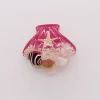 Colorful resin tourist souvenirs shell shape fridge magnet for home decoration