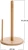 Import competitive price custom natural bamboo wooden free standing roll holder stand kitchen towel roll paper holder for kitchen from China