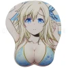 Congsi anime mouse pad wrist rest gel ergonomic breast mousepad ass custom 3d mouse pad sexy
