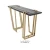 Import Contemporary Style Artifical Marble Top entry long table console from China