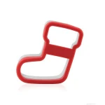 Cookie Tool Type 4 pcs Set Christmas Stainless Steel Cookie Cutter with Silicone Rim