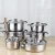 Import Cooking Pot 12pcs Set Stainless Steel Soup Pot Single Handle Milk Pot Cookware Sets from China