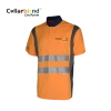 Coolmax High Visibility Warehouse Clothing Wickinig Dry Fit Reflective Work Polo Wear uniform