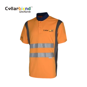 Coolmax High Visibility Warehouse Clothing Wickinig Dry Fit Reflective Work Polo Wear uniform