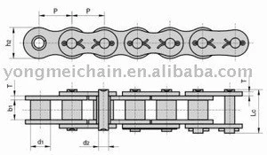 cottered type short pitch precision roller chain
